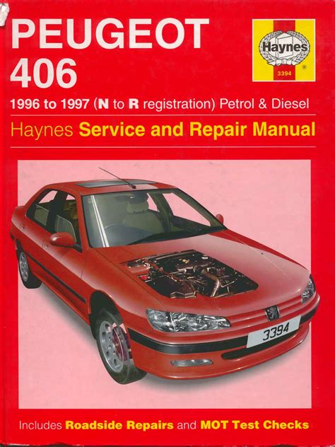 Peugeot 406 Service Repair Manual 1996 1998