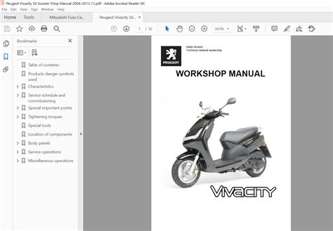 Peugeot Vivacity 100 2007 Service Manual