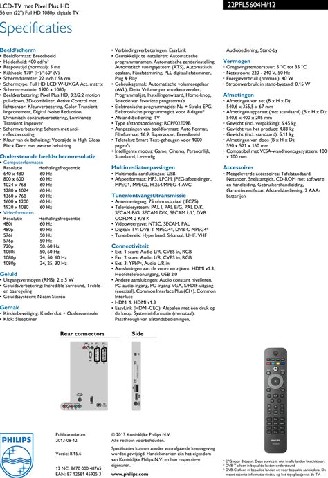 Philips 22pfl5604h Service Manual Repair Guide