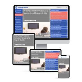Philips 37pfl6007k Service Manual And Repair Guide