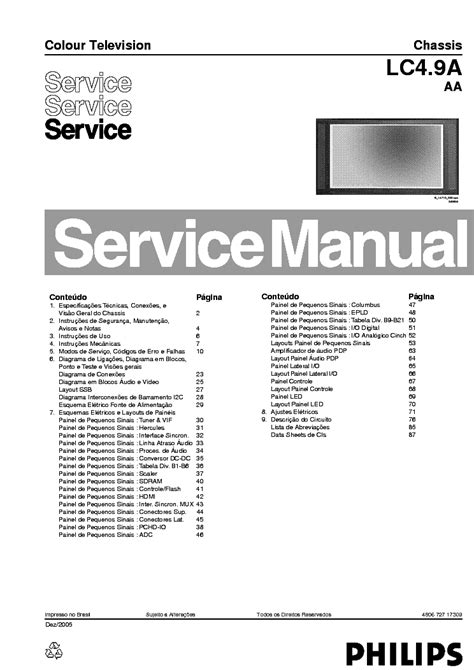 Philips 42pf7320 Service Manual Repair Guide