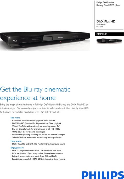 Philips Bdp3200 Blu Ray Disc Player Service Manual Download