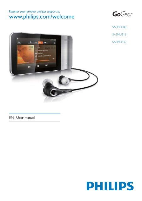 Philips Gogear Mp4 Player User Manual