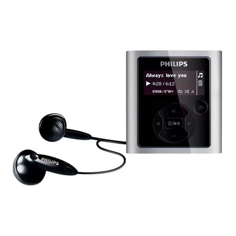 Philips Gogear Raga 8gb Mp3 Player Manual