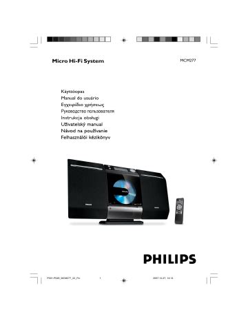 Philips Mcm277 Micro System Service Manual Download