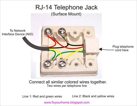 Phone Jack Wiring Diagram