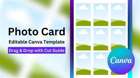 Photocard Size Template Canva