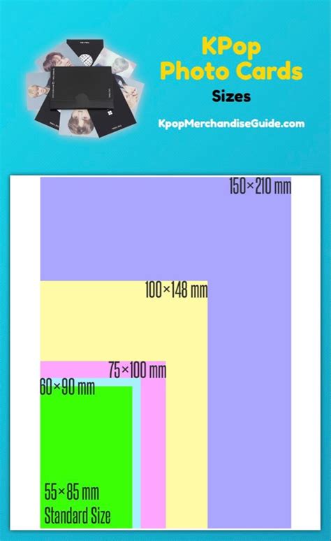 Photocard Template Size