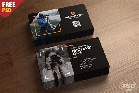 Photography Calling Card Template