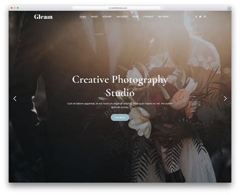 Photography Web Design Templates