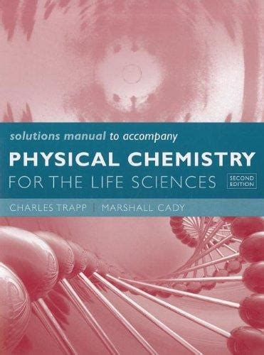 Physical Chemistry For Life Sciences Solution Manual