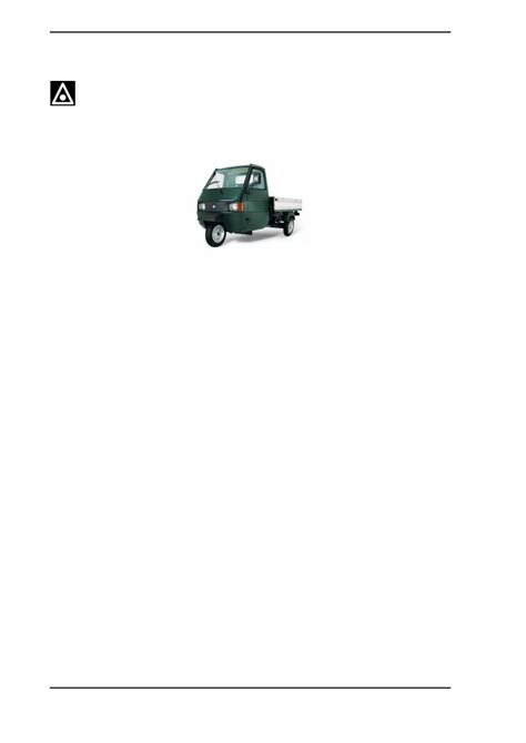 Piaggio Ape Tm Benzina Full Service Repair Manual 2012 Onwards