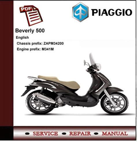 Piaggio Beverly 500 Service Repair Manual Pdf