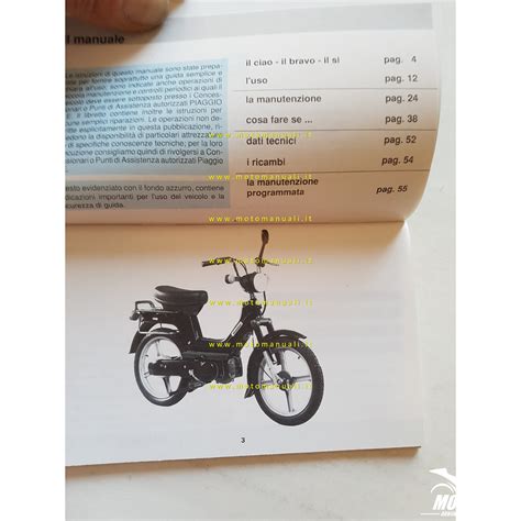 Piaggio Ciao Bravo Si Multilang Full Service Repair Manual