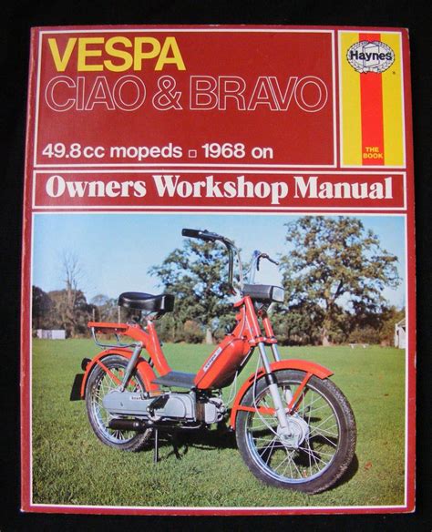 Piaggio Vespa Ciao Bravo Si Scooter Service Repair Manual