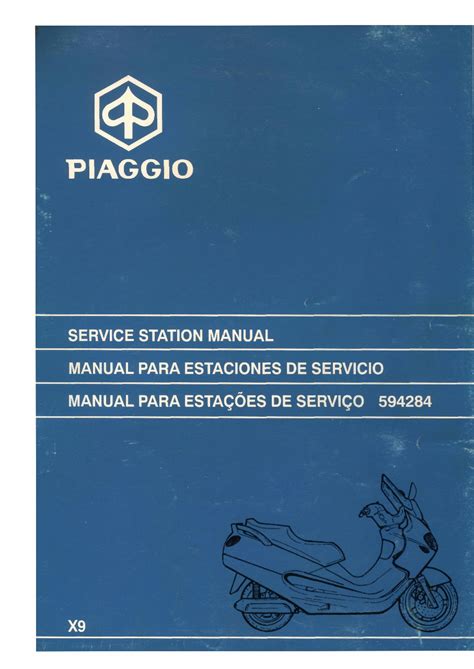 Piaggio X9 125cc 180cc 250cc Factory Service Repair Manual