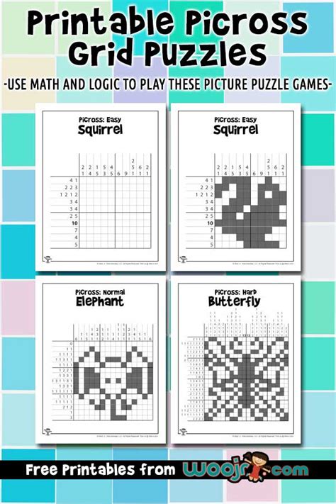 Picross Puzzles Printable