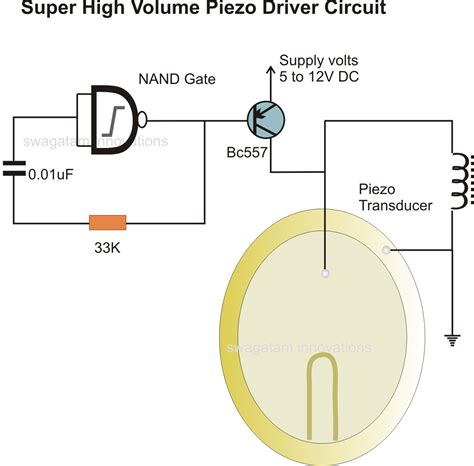 Piezo Transducer Wiring Diagram