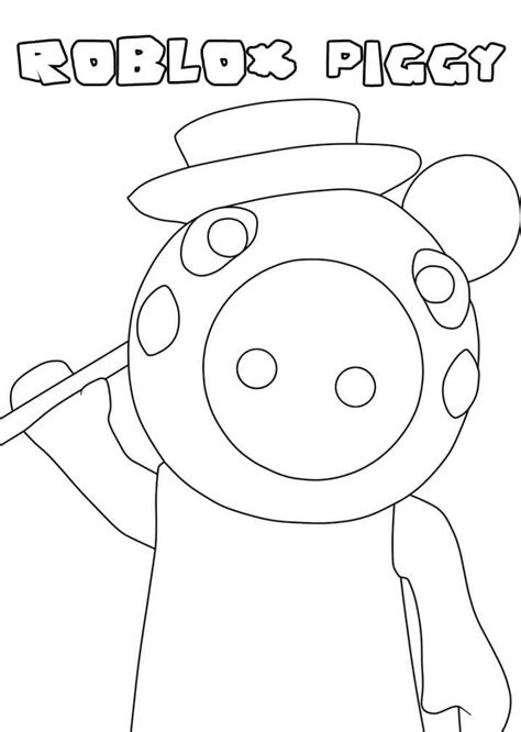 Piggy Coloring Pages Printable