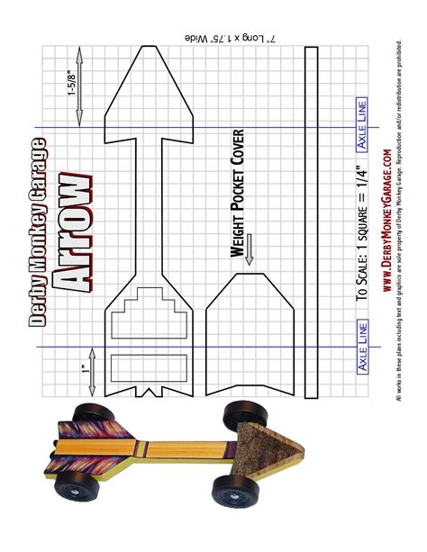 Pine Derby Templates