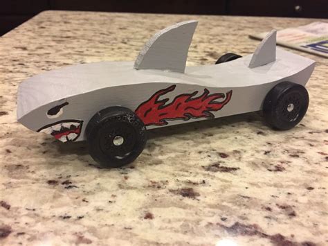 Pinewood Derby Car Templates Shark