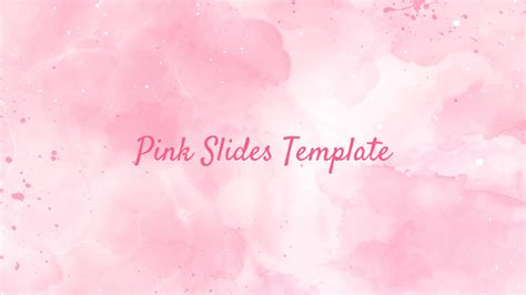 Pink Template Google Slides