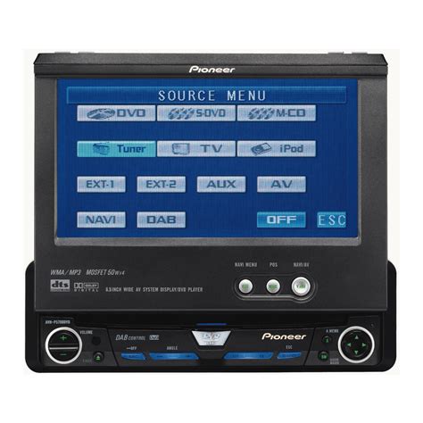 Pioneer Avh P5700dvd Service Manual Repair Guide