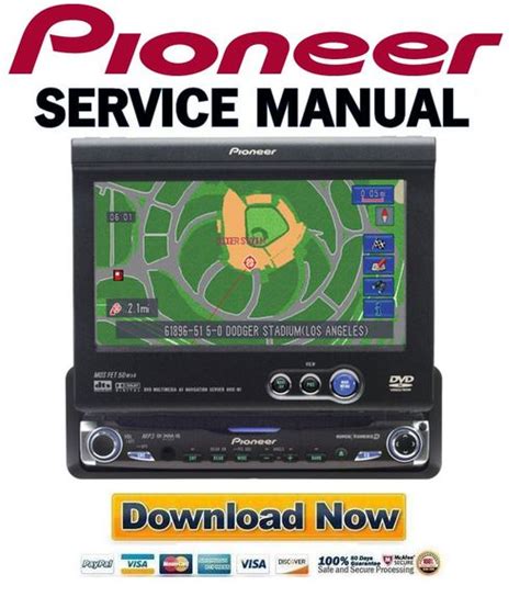 Pioneer Avic N1 X1 Service Manual Repair Guide