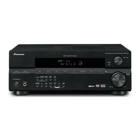 Pioneer Vsx 417 K Multi Channel Receiver Service Manual