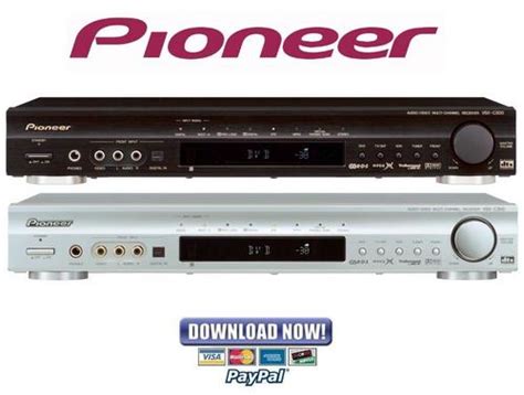 Pioneer Vsx C300 Service Manual And Repair Guide