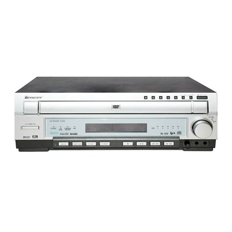 Pioneer Xv Htd1 Dvd Receiver Service Manual