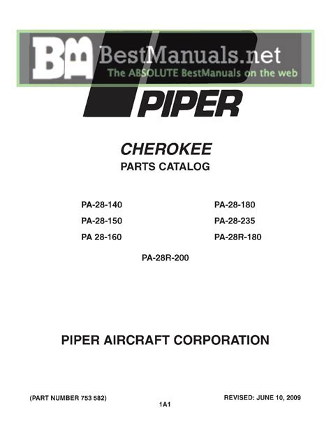 Piper Cherokee Pa 28 Service Manual Parts Catalog Newest Revision Download