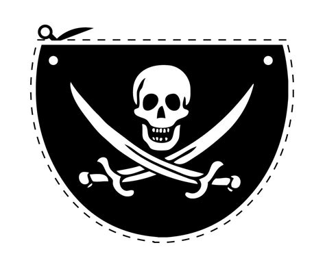 Pirate Patch Printable