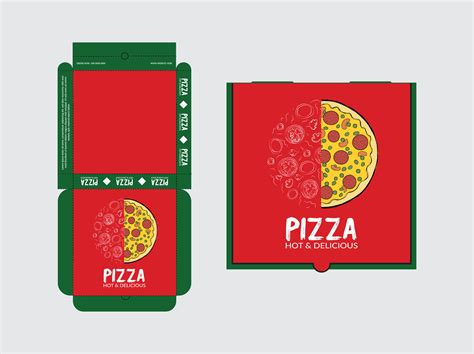 Pizza Box Design Template Free