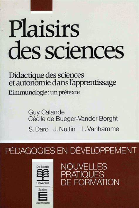 Plaisirs Des Sciences Didactique Des Epubpdf Free - 
