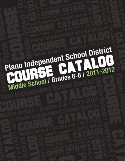 Plano West Course Catalog
