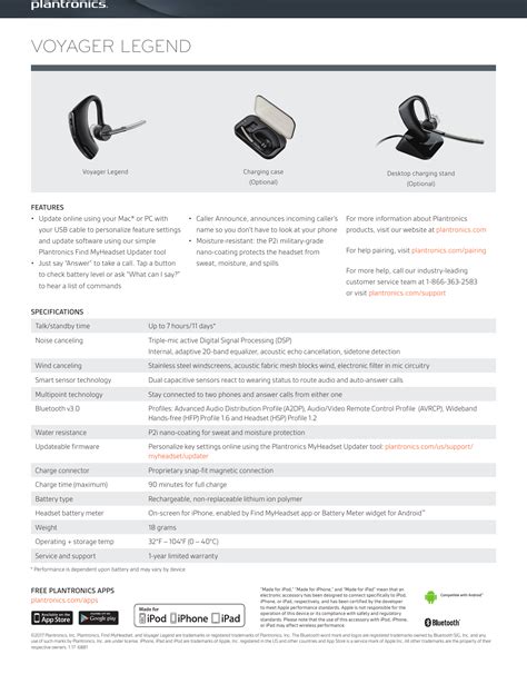 Plantronics Voyager 521 User Manual