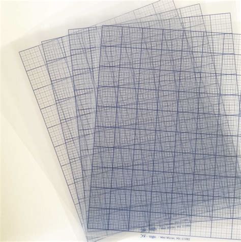 Plastic Template Sheets