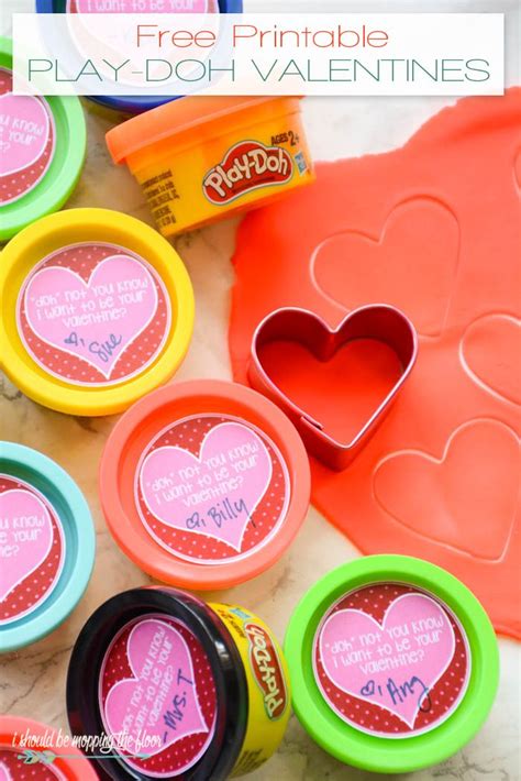 Play Doh Valentine Printable