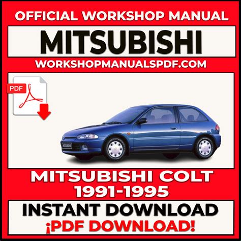 Plymouth Colt 1991 1995 Workshop Repair Service Manual Pdf