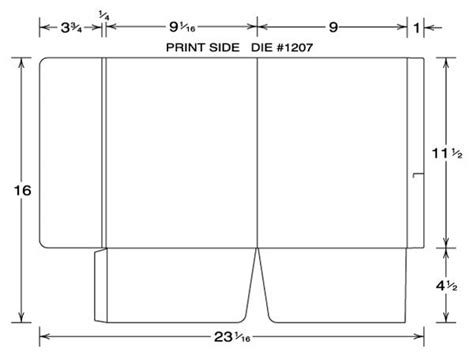 Pocket Folder Template