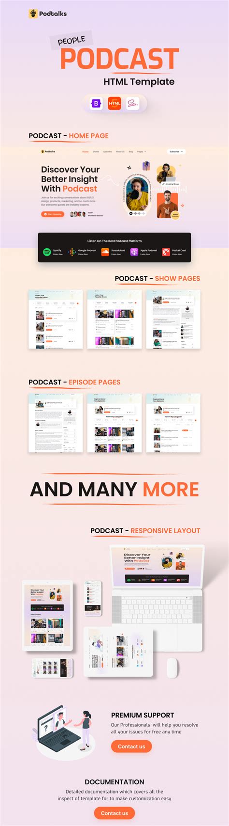 Podcast Website Templates