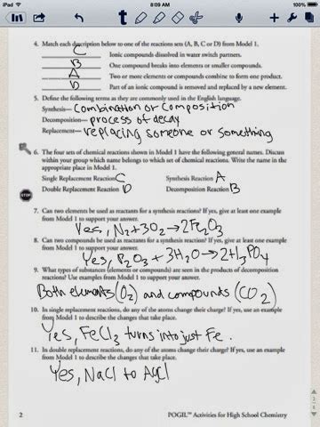 Pogil Types Of Chemical Reactions Answers B20f08a5e3cc48e33ed45347f01f1134 Reg Nba Slp Org