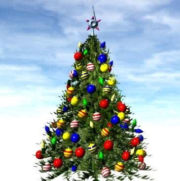 Pohon Natal dan Es Batu Yang Menginspirasi