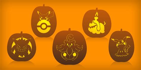 Pokemon Pumpkin Stencils Free Printable