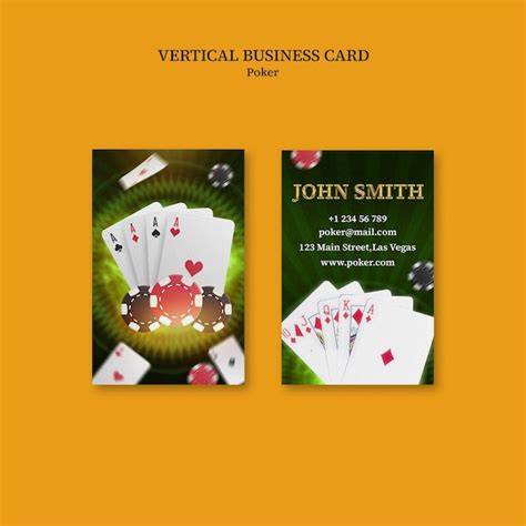 Poker Card Design Template