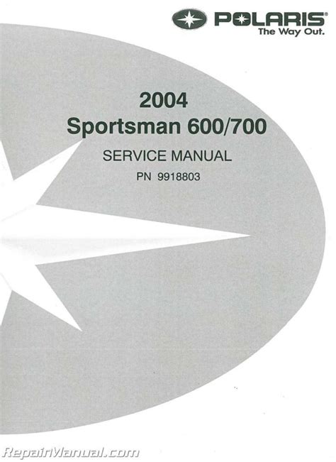 Polaris Atv 2004 Sportsman 600 700 Repair Manual