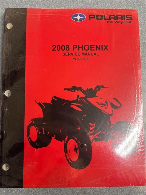 Polaris Atv 2008 Pheonix Service Manual Improved