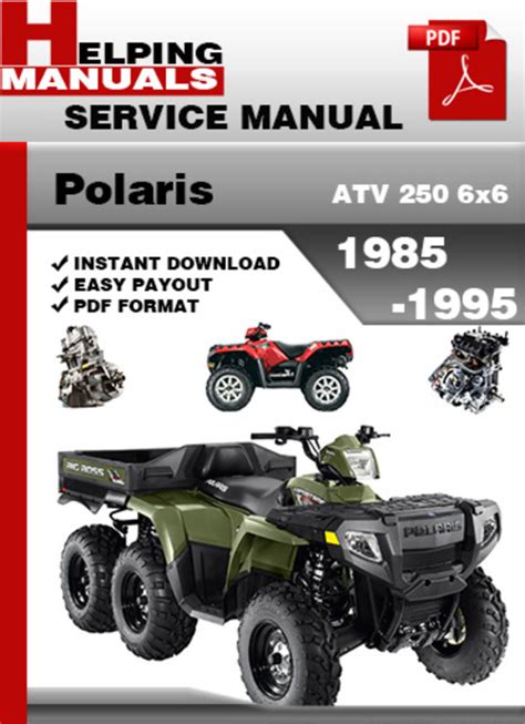 Polaris Atv 250 6x6 1992 Factory Service Repair Manual Pdf