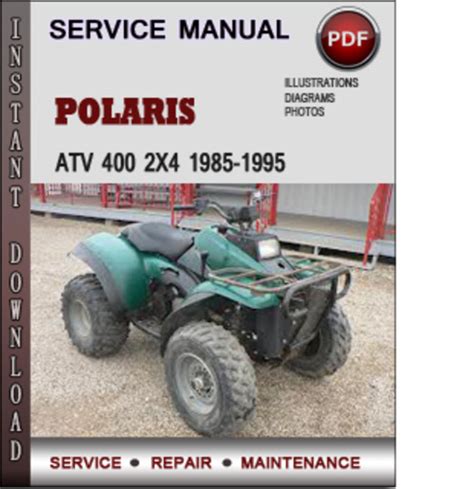 Polaris Atv 400 2x4 1985 1995 Factory Service Repair Manual Download Pdf